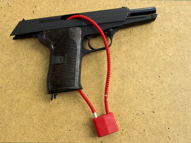 Gun lock.