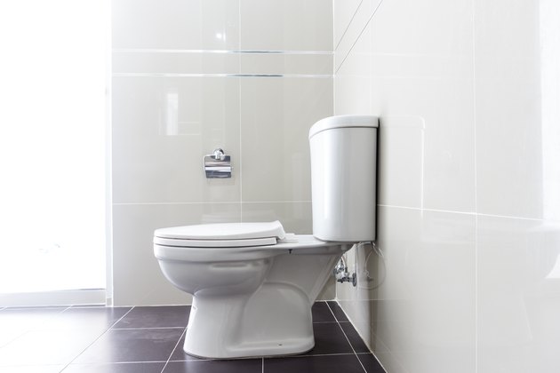 Toilet Bowl In Bathroom