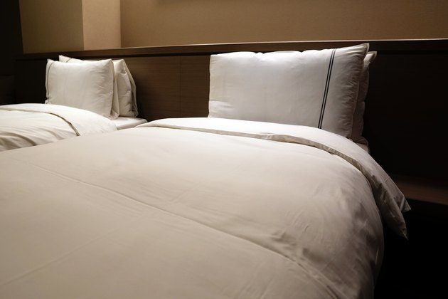 Luxury hotel bed