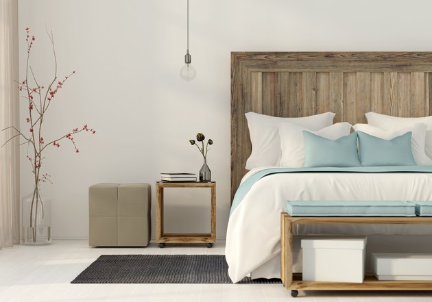 Bedroom in a minimalist style