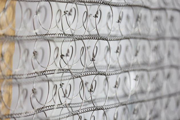Metal spring unit for mattress