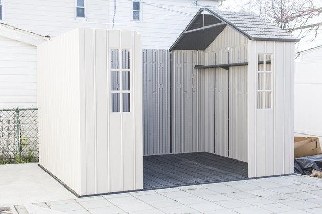 how to assemble a rubbermaid storage shed hunker