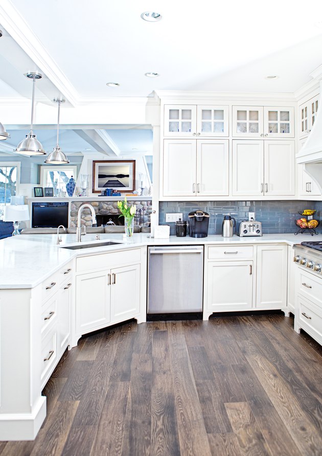 Modern Kitchen design with open concept and bar counter