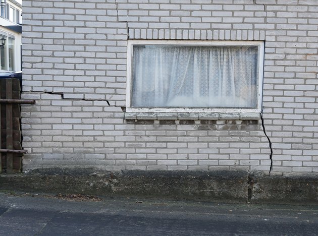 A damaged house in the Netherlands