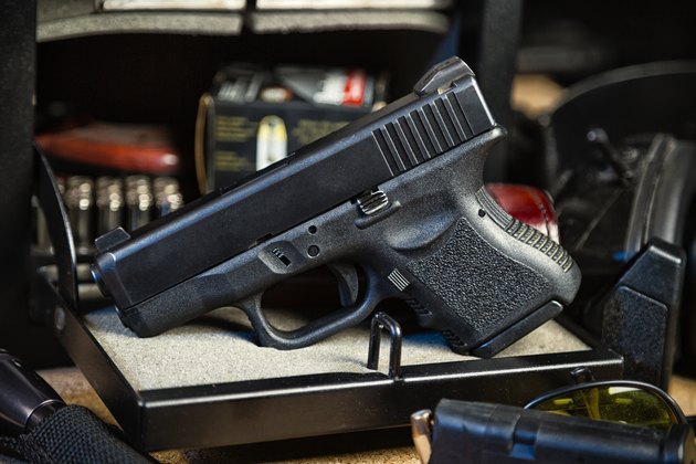 Handgun and Safe