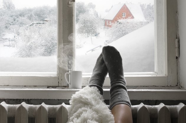 Cozy winter still life.
