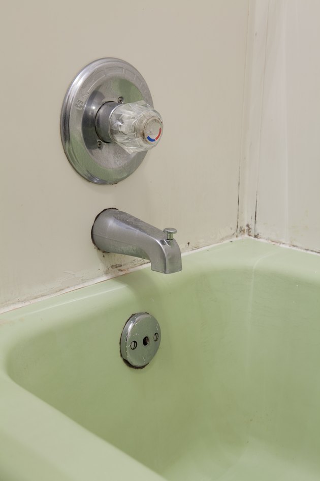 dirty old bathtub