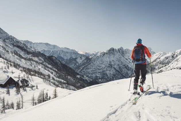 Off piste ski touring