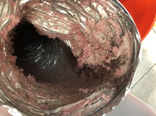 Dirty aluminum air dryer duct