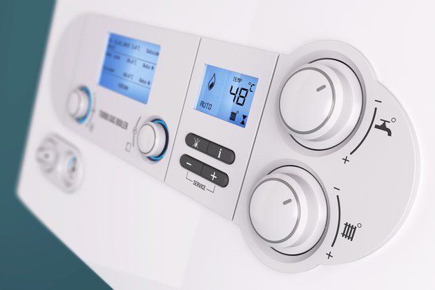 Smart control panel household gas boiler