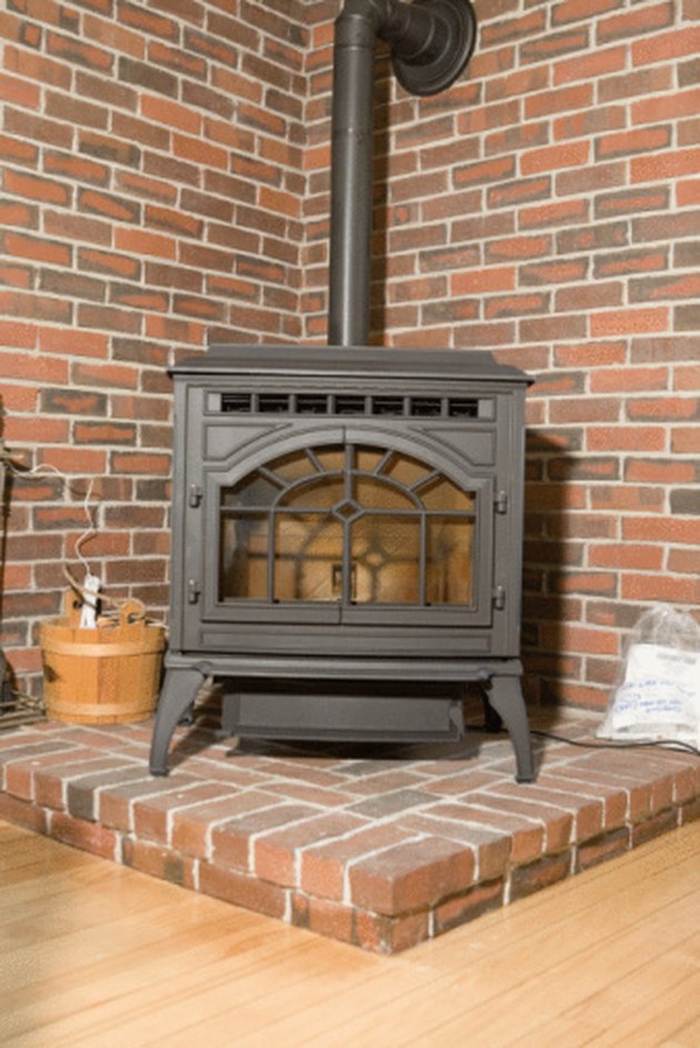 remove rust from cast iron wood stove