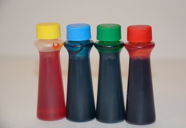 Food Coloring in plastic bottles