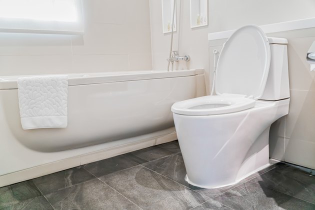 Water closet in bathroom