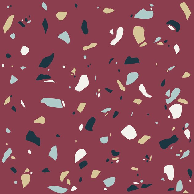 Modern Terrazzo Stone Seamless Pattern