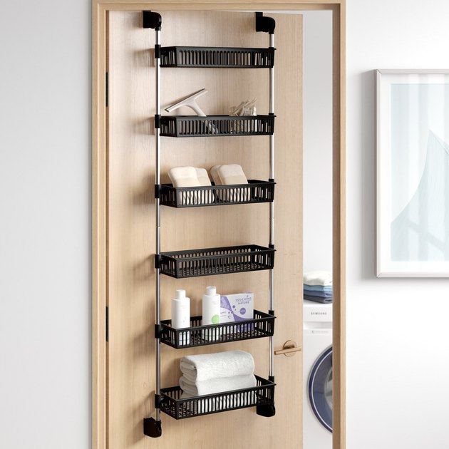 10 Brilliant Over The Door Bathroom Storage Ideas Hunker