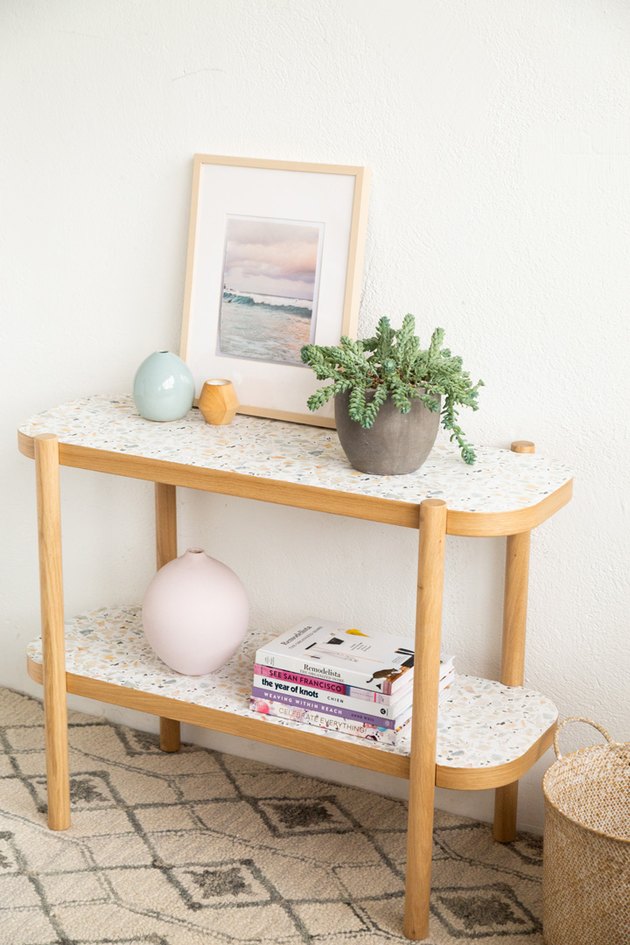 IKEA Hack with removable wallpaper