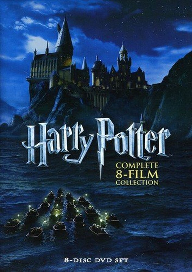 Years 1-7. Bonuses included for each film.

Harry Potter and the Sorcerer's Stone.

Harry Potter and the Chamber of Secrets.

Harry Potter and the Prisoner of Azkaban.

Harry Potter and the Goblet of Fire.

Harry Potter and the Order of the Phoenix.

Harry Potter and the Half-Blood Prince.

Harry Potter and the Deathly Hallows, Part I.

Harry Potter and the Deathly Hallows, Part II.