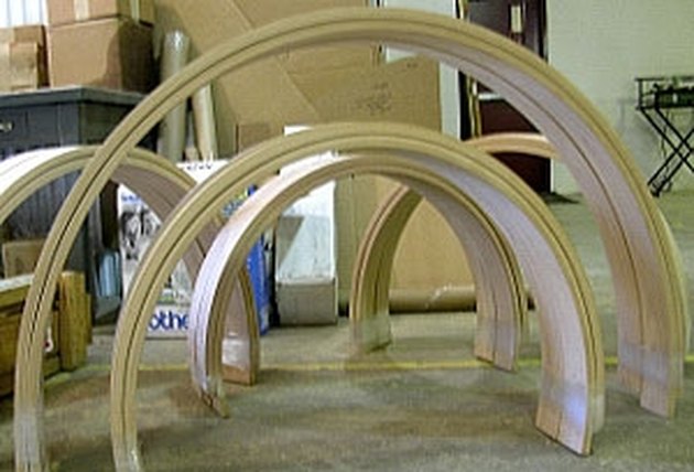 wooden arches for living room