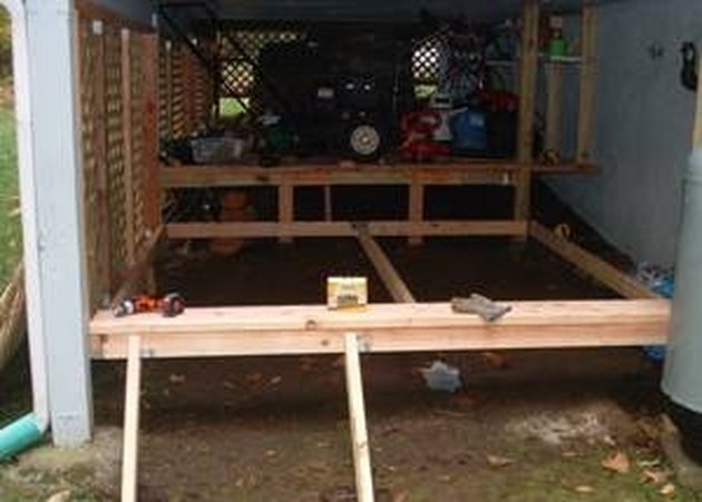 How to Build a Shed Under a Deck Hunker