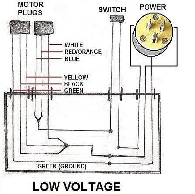 How to Wire an Electric Motor to run on both 110 and 220 ... 3 prong plug wiring diagram 110 