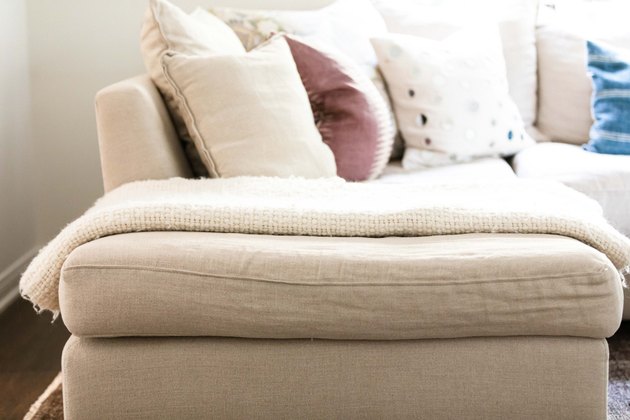 Cream colored couch