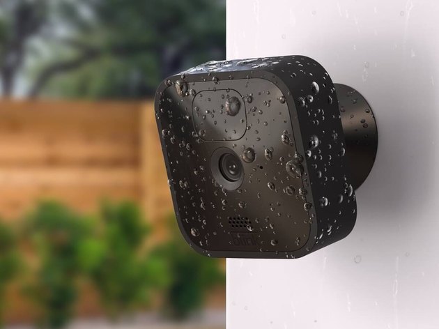 Blink Outdoor is a wireless battery-powered HD security camera that helps you monitor your home day or night with infrared night vision.
With long-lasting battery life, Outdoor runs for up to two years on two AA lithium batteries (included).