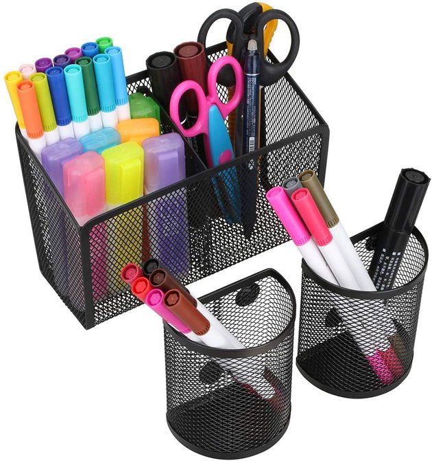 Pens, pencils, and highlighters are some of the most essential school supplies, and this magnetic organizer set will ensure you never lose them again. Plus, the strong magnets will allow you to store more supplies in your locker to avoid lugging them all around school.