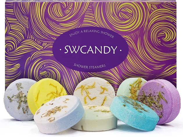 Anyone can appreciate the sweet smells of scents like lavender and eucalyptus in this thoughtful aromatherapy shower steamers set.
