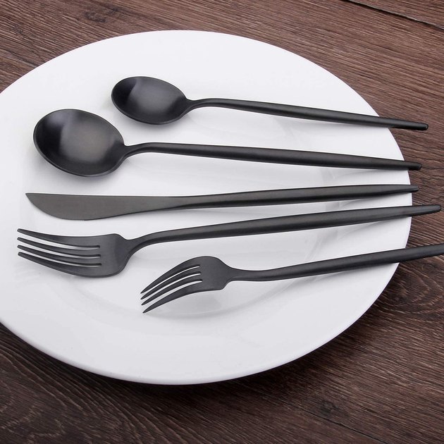 This stainless steel set is simple yet statement-making. The unique rounded shape is ultra-luxe and the price point is impressively low.
