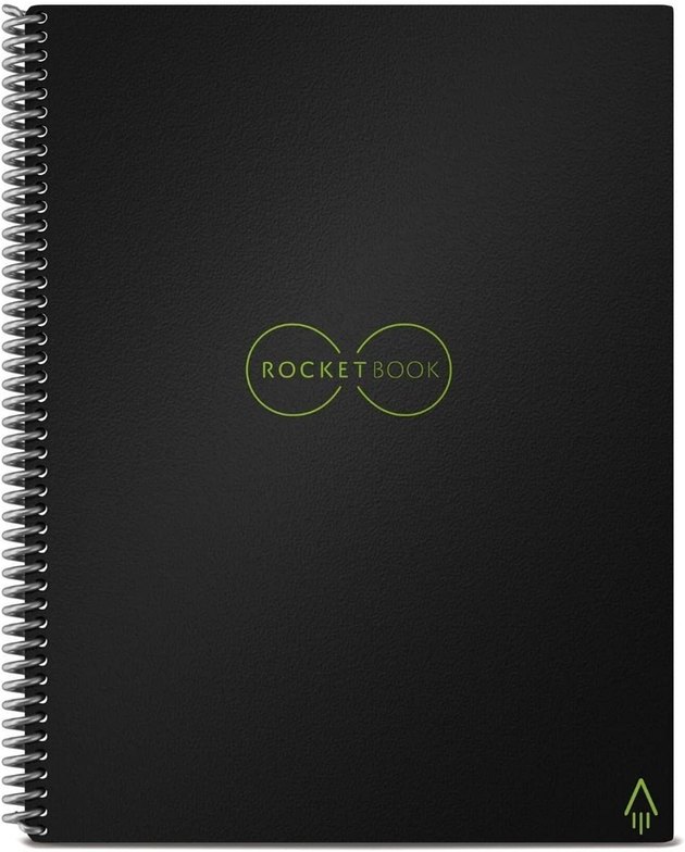 This environmentally-friendly 32-page dotted grid notebook can be used endlessly by wiping clean with a damp cloth, so no more wasting paper.


