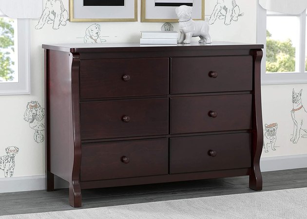 If you're looking for a timeless piece, look no further than this dresser from Delta Children. It's sold in six neutral shades and rings up at a very happy price point. Plus, it fits loads. This classic piece of furniture really is an easy choice for any space.
