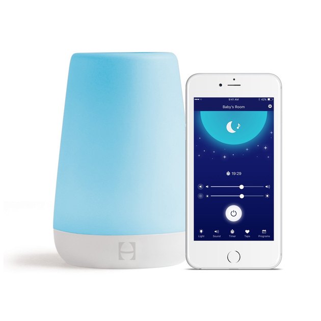 A nightlight, sound machine, and time-to-rise alert all in one. The best part? Select from a variety of sound and color combinations recommended by sleep experts. Conveniently control all the settings right from your phone. Parents swear by Hatch.