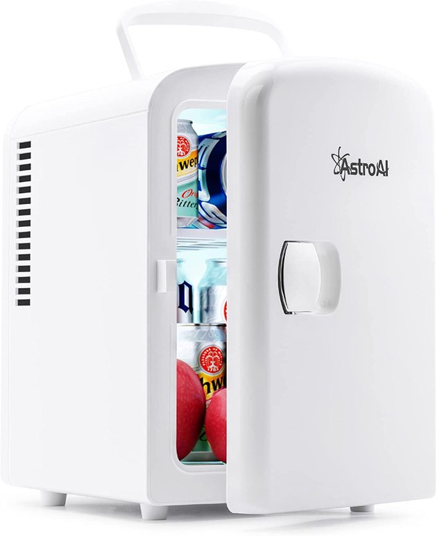 With cooling and warming features and compact size, this mini fridge is just what you need to keep your food and drinks hot or cold on the go.