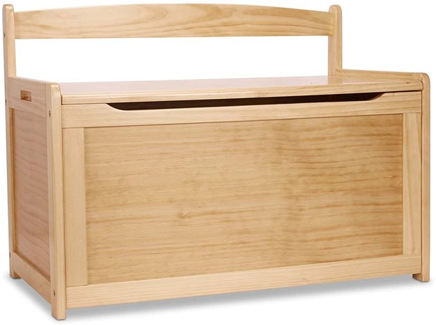 Melissa & Doug's toy chest features a safety-hinged lid, is easy to assemble, and is crafted from quality wood. Plus, it's affordable and made by one of the premier children's brands of the moment.