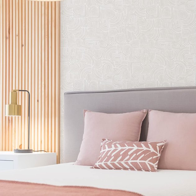 Transform the look of any room for under $30 with this versatile sand and swirl wallpaper design.