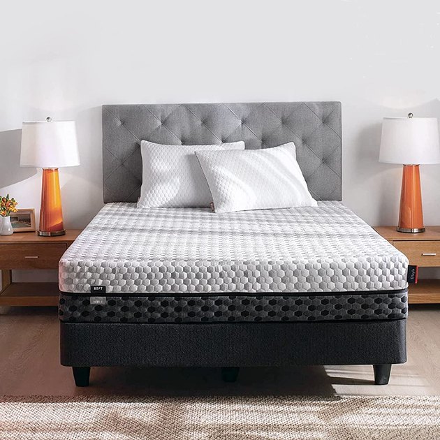 Hot sleeper? Not a problem with a cooling mattress like this option from Layla. Made with 10 inches of memory foam infused with copper, it has natural cooling properties that help disperse body heat. You can also swap between two different firmness levels — firm and medium-soft — by simply flipping the mattress.