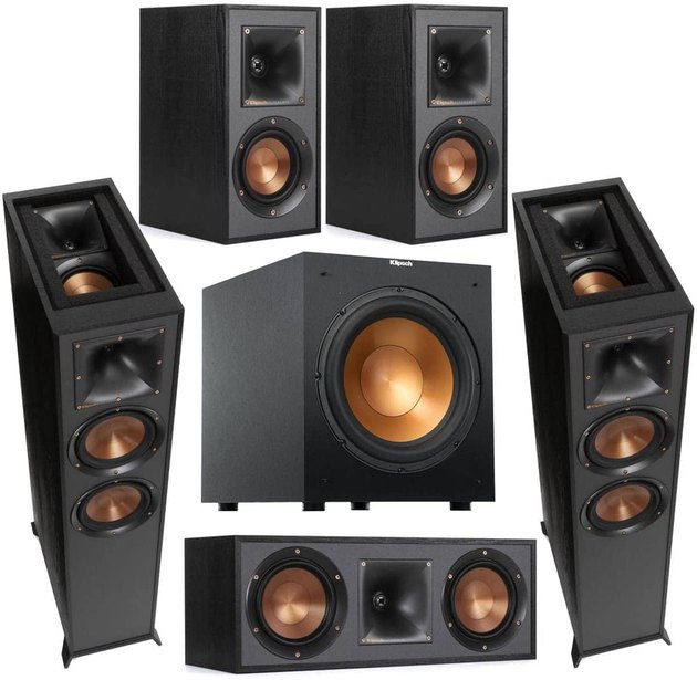 Everyone will be running to your house when you score this home theater pack by Klipsch. The six-piece set includes two floor-standing woofer speakers, a subwoofer, a two-way center channel speaker, and a pair of bookshelf home speakers. It's basically everything you need to turn your house into a home theater.