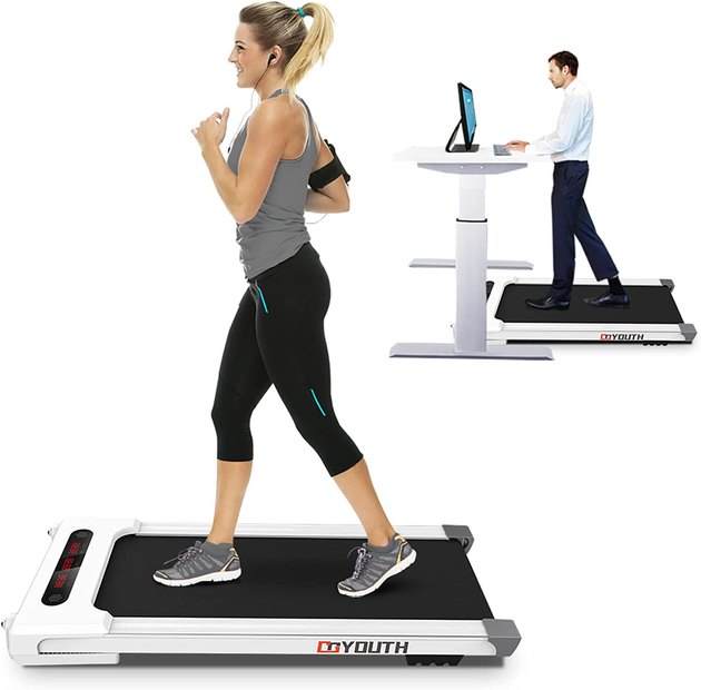 Need a treadmill with a few extra features? This one has a Bluetooth speaker and pre-programmed exercise routines.