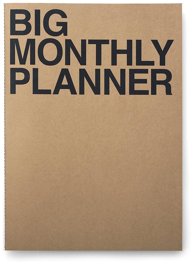At 11.70 by 16.53 inches, this undated monthly planner and calendar has enough space for notes, to-do lists, appointment reminders, and so much more. It’s made with thick, eco-friendly paper and lays flat when opened so you put it on display on your desk.