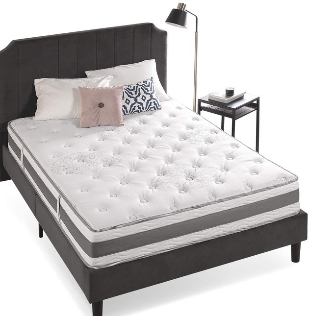 With its motion-isolating pocket springs and multiple layers of cooling gel memory foam, this hybrid mattress truly provides the best of both worlds. 