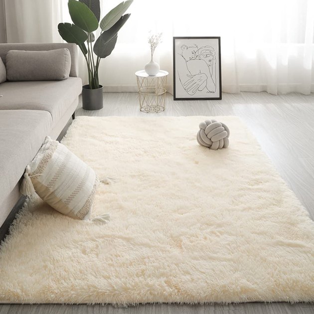 This plush rug will make you want to lounge on the floor rather than your couch. Made with soft faux fur and a high-density sponge layer, it’s comfortable, stylish, and would make a great addition to playrooms, living rooms, and bedrooms.