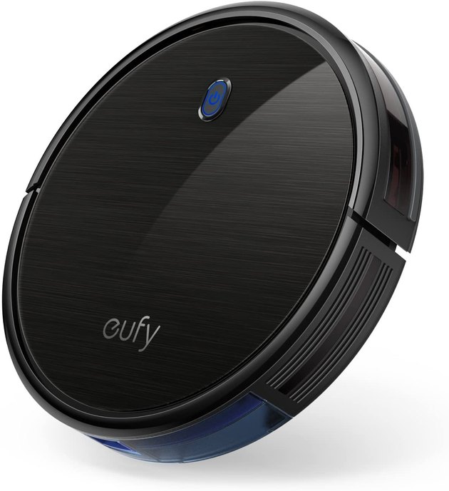 The Eufy by Anker BoostIQ RoboVac 11S is a slim and simple robot vacuum with everything you need to simplify your cleaning schedule. It has a 1300 Pa suction, that’s strong enough to handle medium-pile carpets but quiet enough not to disrupt the whole household. This self-charging robot vacuum uses BoostIQ technology to automatically increase suction power when needed, uses an infrared sensor to avoid bumping into objects, and has drop-sensing tech to prevent any falls.