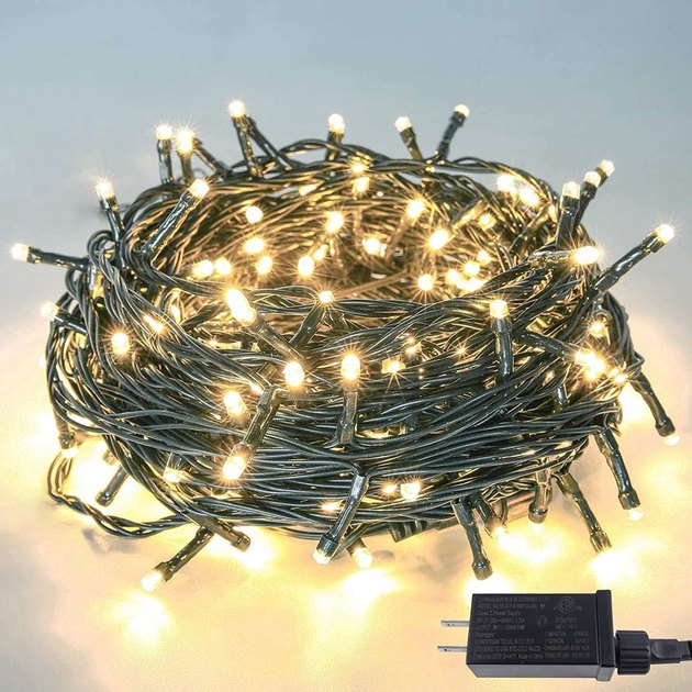 These string lights include 200 mini LED lightbulbs over the span of 82 feet, which can be connected in a chain of up to five individual strands.
