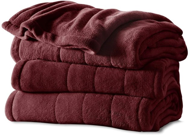 If you’re picky about the level of heat you want from your electric blanket, try this microplush option from Sunbeam. It has 10 different heat settings to choose from, including a handy preheat feature to start before you even get into bed. And if you’re sharing a bed, the queen and king sizes have two controllers, so each person can manage their own temperature.