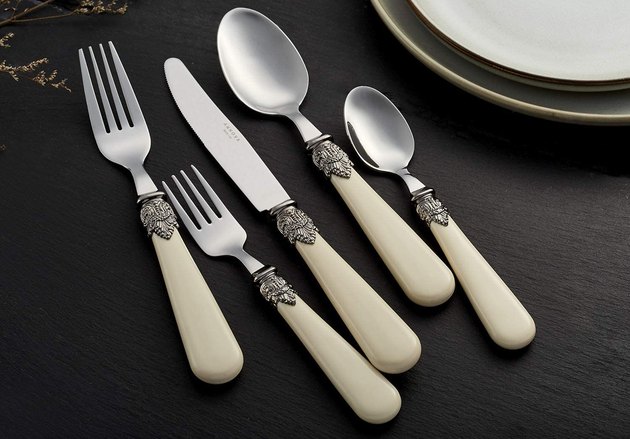 Beautiful, high-quality, and incredibly affordable, this flatware set truly has it all. Add a little vintage flair to your next family meal, dinner party, or early morning breakfast for one.