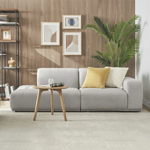 Modern and low-profile, this Castlery sofa is the perfect minimalist option for lounging.