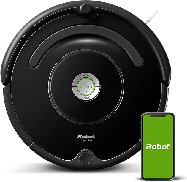 Compatible with Amazon Alexa and Google Assistant, this name brand robot vacuum is the real deal. The Roomba 675 boasts a patented three-stage cleaning system and dual multi-surface brushes to pick up small particles, large debris, and everything in between. It's no surprise this iRobot sells like crazy.