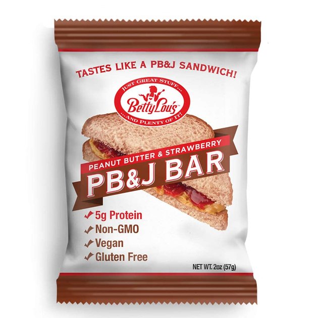 These gluten-free cereal bars taste just like a classic PB and J sandwich.