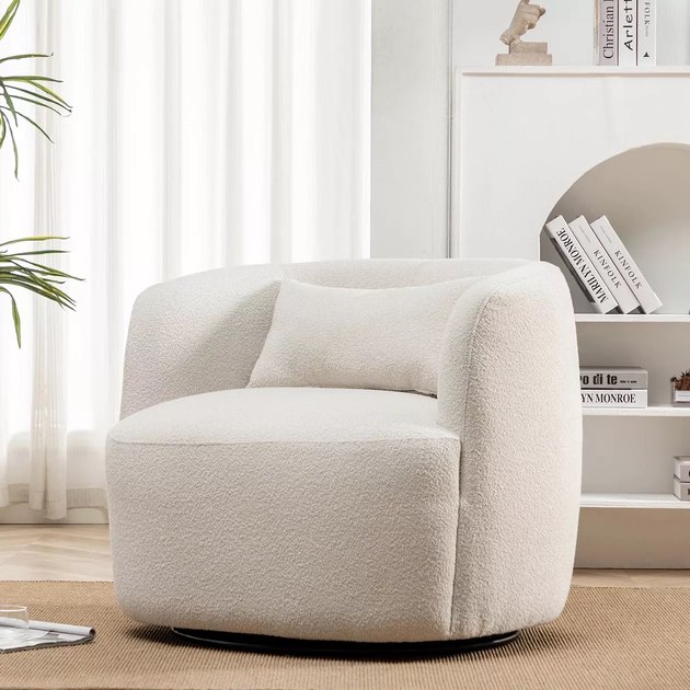 The Best CB2 Gwyneth Ivory Bouclé Chair Dupes | Hunker