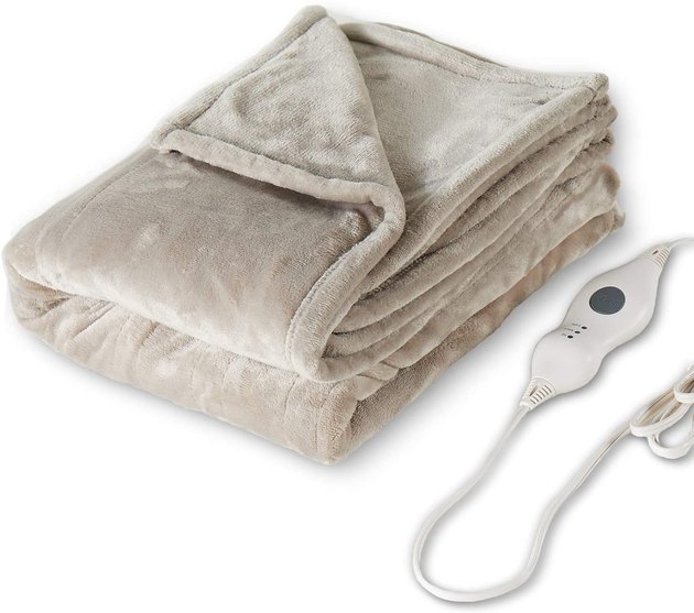 When it comes to affordable heated blankets, this pick from Tefici is tough to beat. It has three heating levels (up to 113 degrees Fahrenheit) and has an overheat protection feature where the heat turns off after four hours. The controller is completely removable, too, so you can easily wash the blanket when needed.